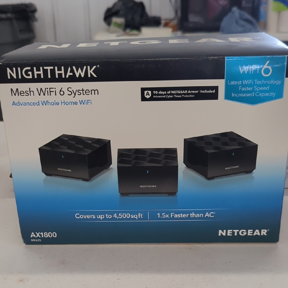 NETGEAR Nighthawk Mesh WiFi 6 System - Black